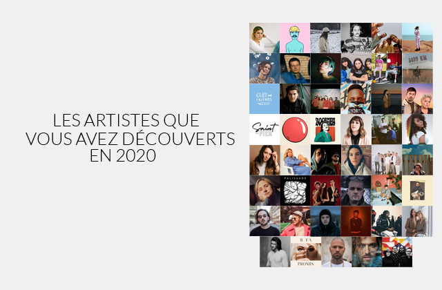 Les artistes que vous avez découverts en 2020