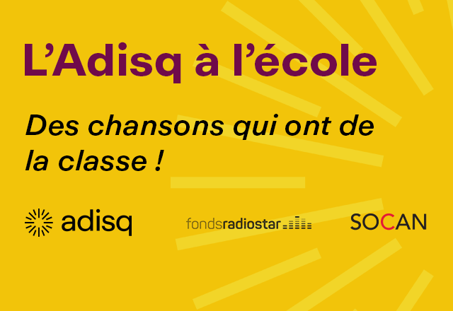 L'Adisq à l'école