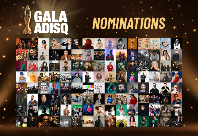 Découvrez les nominations des Galas de l'ADISQ 2022